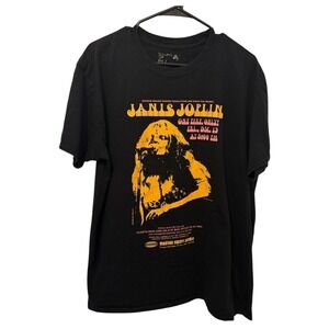 Janis Joplin Shirt Mens Small Madison Square Garden Reprint Rock Tee